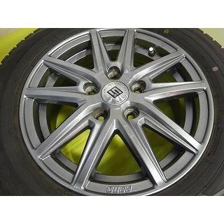 【ダンロップ-SEIN】195/65R15 15x6J +53 5穴 PCD114.3 中古 ホイールセット 2020年 4本 スタッドレス【送料無料】AOM-K1189 青森_4