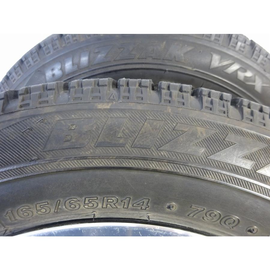 ダイハツ純正ホイール 155/65R13ブリザックVRX ブリザック VRX [ブリヂストン ダイハツ純正] 165/65R14 14x5J +35 4穴