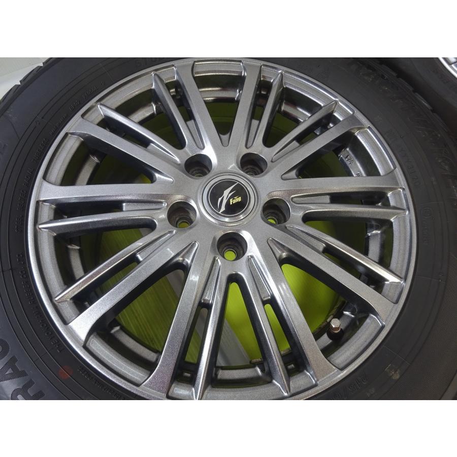 PRACTIVA FANG】215/60R16 16x6.5J +53 5穴 PCD114.3 中古 ホイール 