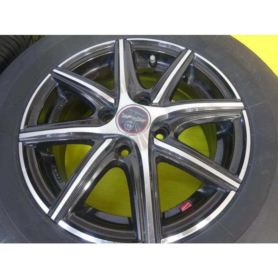 セイバーリング SMACK] 185/70R14 14x5.5J +43 4穴 PCD100 中古 