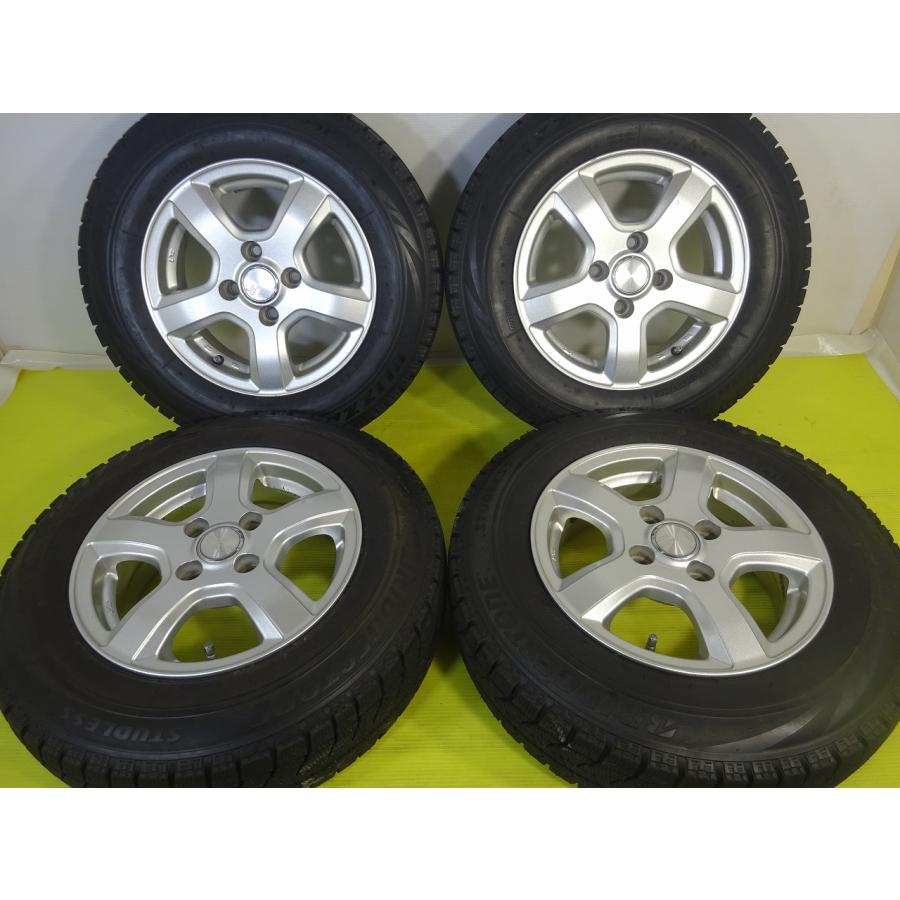 ブリザック VRX ☆ブリヂストン GRASS☆155/80R13 13x5J +35 4穴 100 