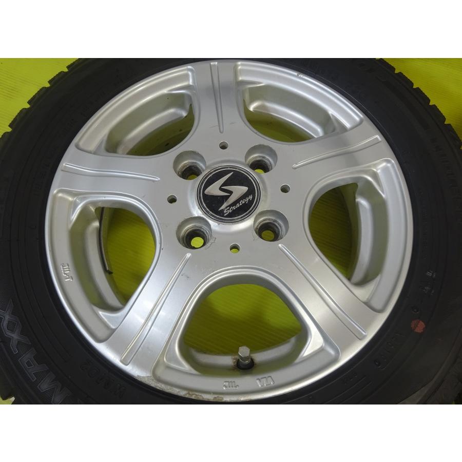 WINTER MAXX ☆ダンロップ STRATEGY ☆155/65R13 13x4.00B +43 4穴 100 