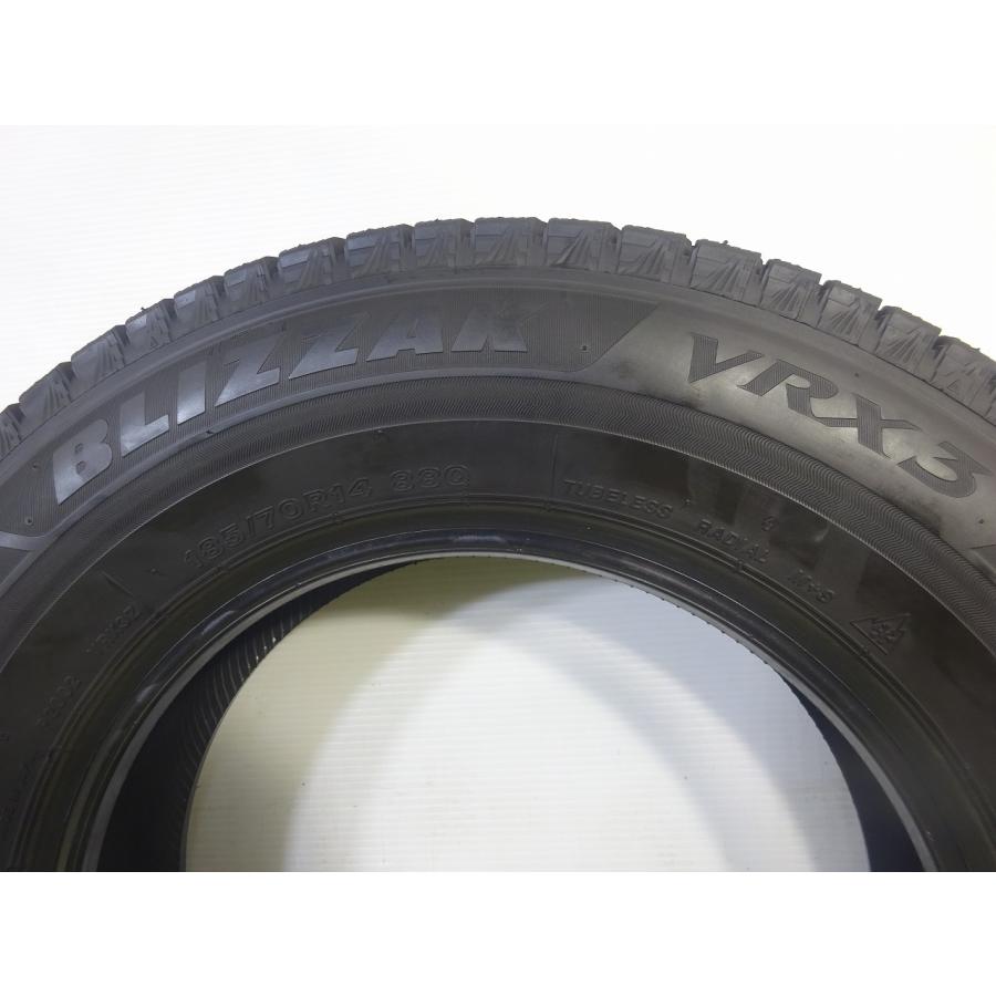 ブリザック VRX3 ブリヂストン BLIZZAK 185/70R14 88Q☆9分山 2023年製 