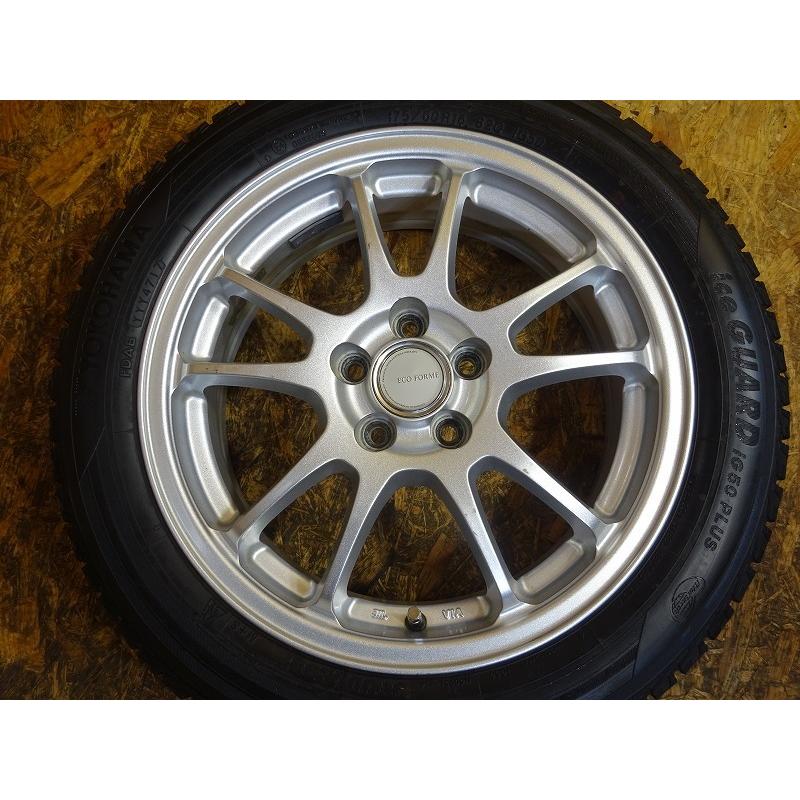 青森発】175/60R16 16x5.5J +39 5穴 PCD100【ice GUARD】中古 ホイール