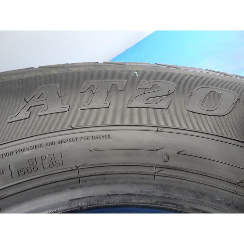 【福島発】195/80R15 96S★新車外し ダンロップ GRANDTREK AT20 2022年 4本価格 ノーマル【送料無料】FUK-D10124★夏｜sunpowerworldgarage｜08