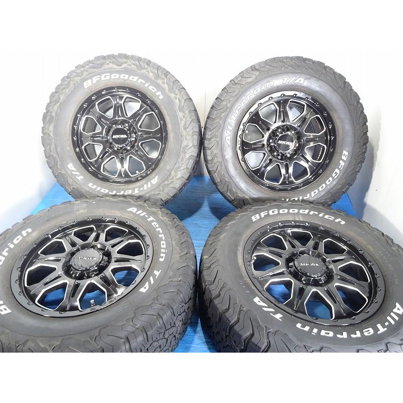 オールテレーン ☆MKW☆265/70R17 17x8J +20 6穴 139.7 中古タイヤ