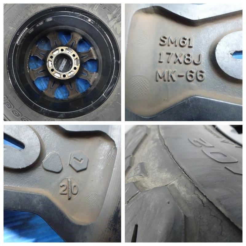 オールテレーン ☆MKW☆265/70R17 17x8J +20 6穴 139.7 中古タイヤ