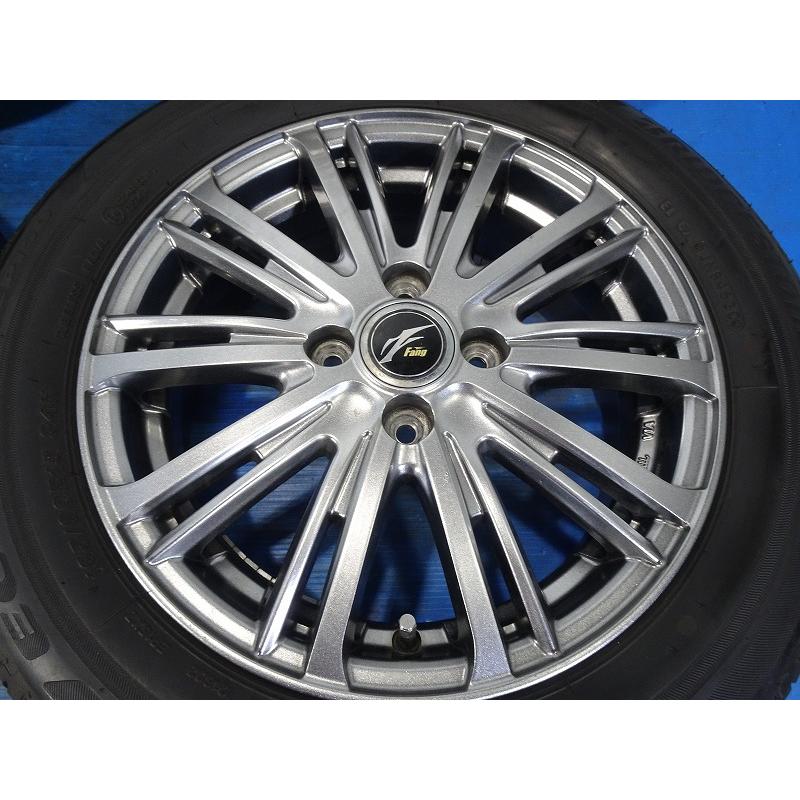 ★FANG★ 185/60R15 15x5.5J +50 4穴 100 中古タイヤホイールセット 4本 ノーマル【福島発 送料無料】FUK-D13490★夏｜sunpowerworldgarage｜03