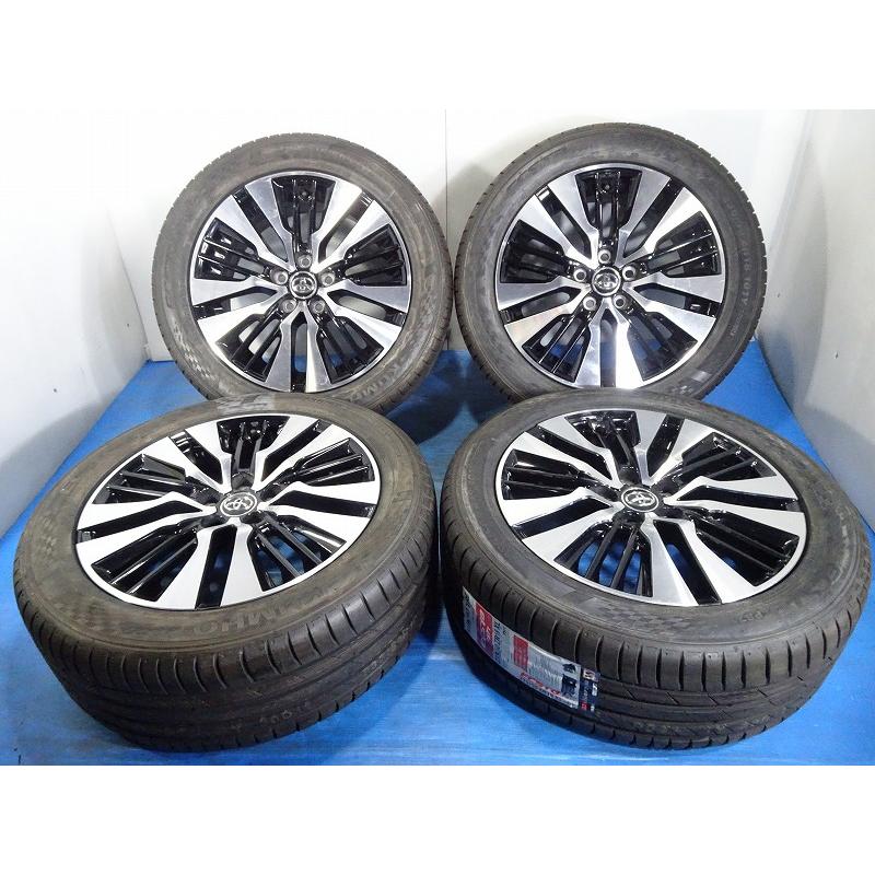 トヨタ 【トヨタ純正】235/50R18 18x7.5J +45 5穴 114.3 新品タイヤ付き ホイールセット 4本 ノーマル【福島発 ...