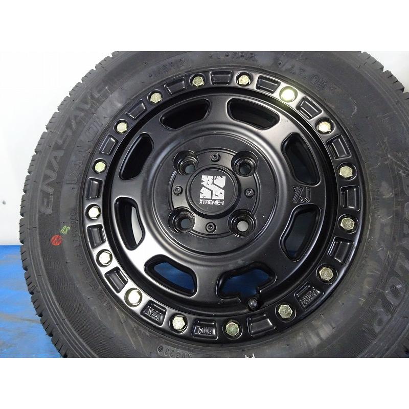 ★XTREME-J★145R12 12x4.00B +42 4穴 100 新品タイヤ付きホイールセット 4本 ノーマル【福島発 送料無料】FUK-D13787★夏｜sunpowerworldgarage｜03