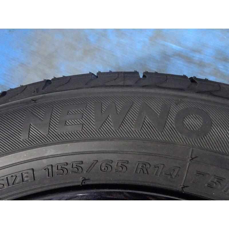 ダイハツ純正14x4.5+45 100ホイール155/65R14 タイヤ(2個) ダイハツ（DAIHATSU） ☆ダイハツ純正☆155/65R14 14x4.5J +45 4穴 100
