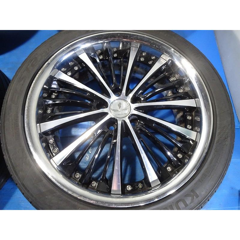 エクスタ 【BLACK FLEET V350(RAYS)】245/40R19 19x8J +45 5穴 114.3 4 