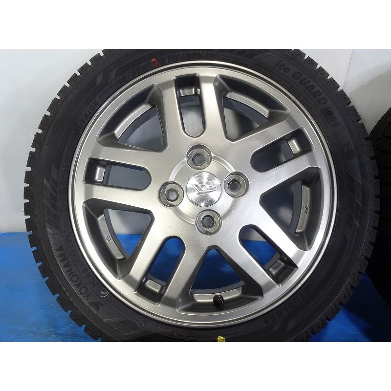 アイスガード 6 ☆ダイハツ純正☆165/55R15 15x4.5J +45 4穴 100 中古 