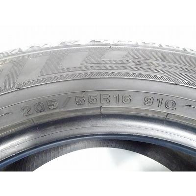 ダンロップ WINTER MAXX WM03 205/55R16 91Q★8分山 2021年製 2本価格 スタッドレス【福島発 送料無料】FUK-E14582★冬の画像