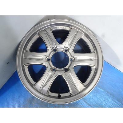 ☆KEELER☆ 17x7.5J +30 6穴 139.7 中古 アルミホイール 4本【福島発 