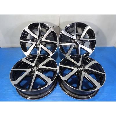 ◇トヨタ純正◇16x5.5J +45 4穴 100 中古 アルミホイール 4本【福島発