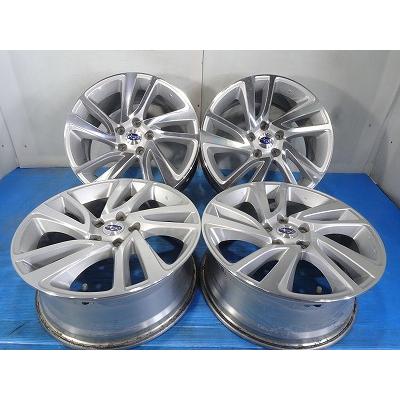 中古スバル純正18インチアルミホイール、タイヤセット［3本