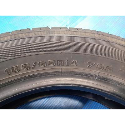 イエローハット（YellowHat） ECOFINE 155/65R14 75S☆8分山 2024年製