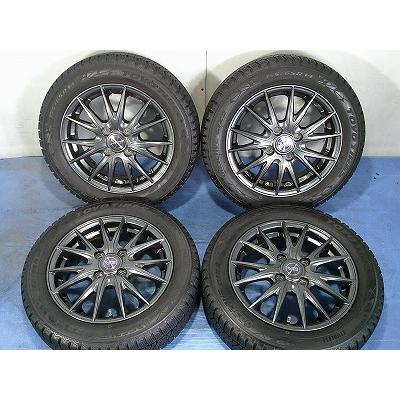 OBSERVE ☆VS☆155/65R14 14x4.5J +45 4穴 100 中古タイヤホイール