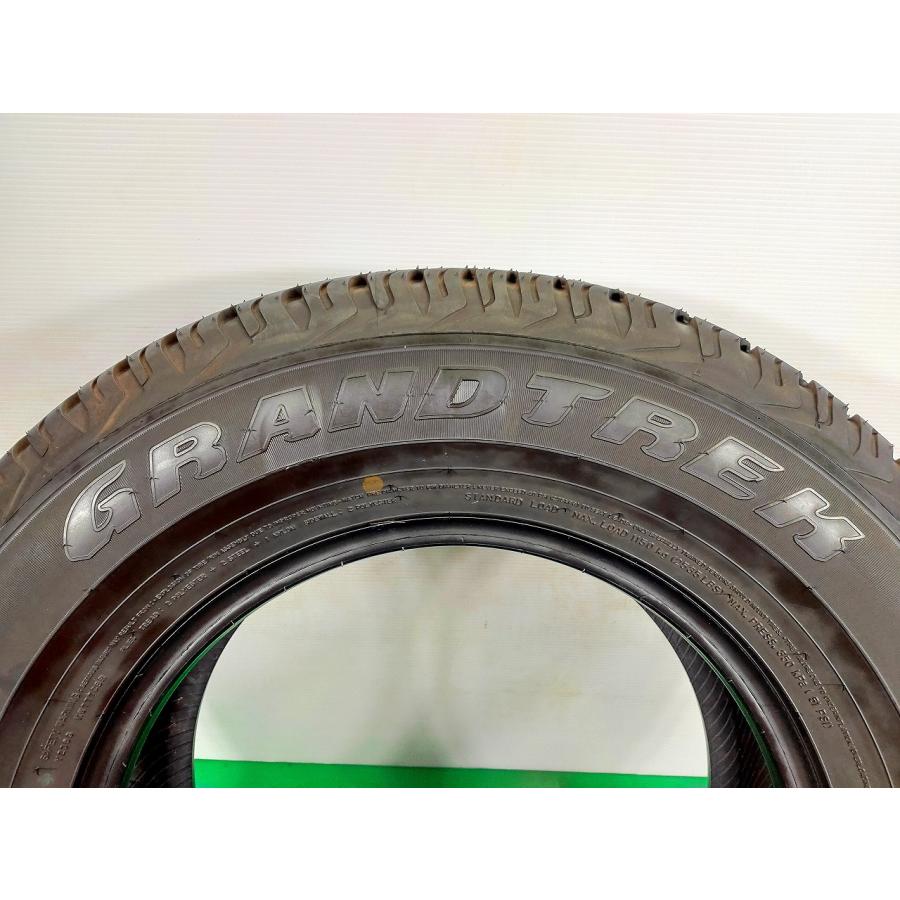 【宮城発】265/70R17 113S★9.9分山 ダンロップ GRANDTREK AT20 2019年 1本 ノーマル【送料無料】MYG-3278★夏　パンク対応等に｜sunpowerworldgarage｜07