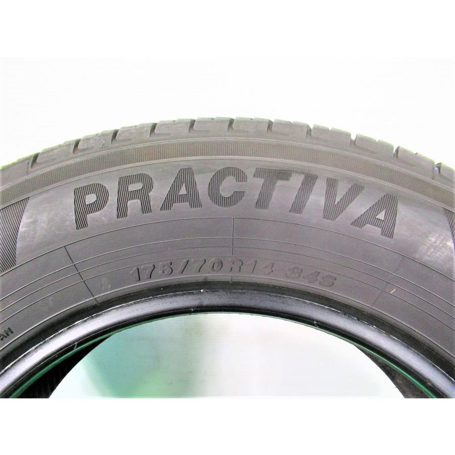 宮城発】175/70R14 84S☆8.5分山 PRACTIVA 2020年製 1本 ノーマル 