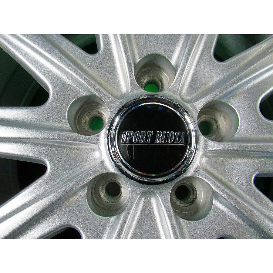 宮城発】195/65R15 15x6J +45 5穴 PCD100☆SPORT BUOTA☆ 中古タイヤ