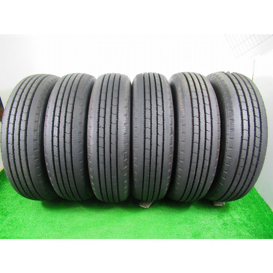 BRIDGESTONE ブリヂストン R202 215/70R17.5 118/116 L LT★9.9分山 2022年 6本 ノーマル【送料 ...