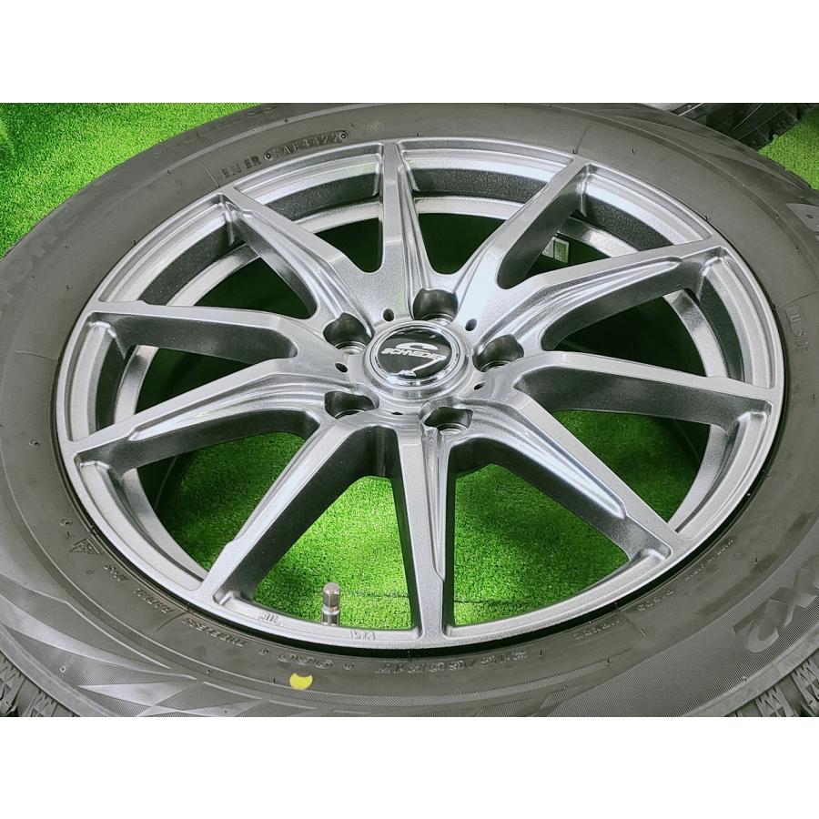 ★ブリヂストン VRX2★215/60R17 17x7J +50 5穴114.3 中古 アルミセット 4本 スタッドレス 【宮城発 送料無料】MYG-B12275｜sunpowerworldgarage｜05