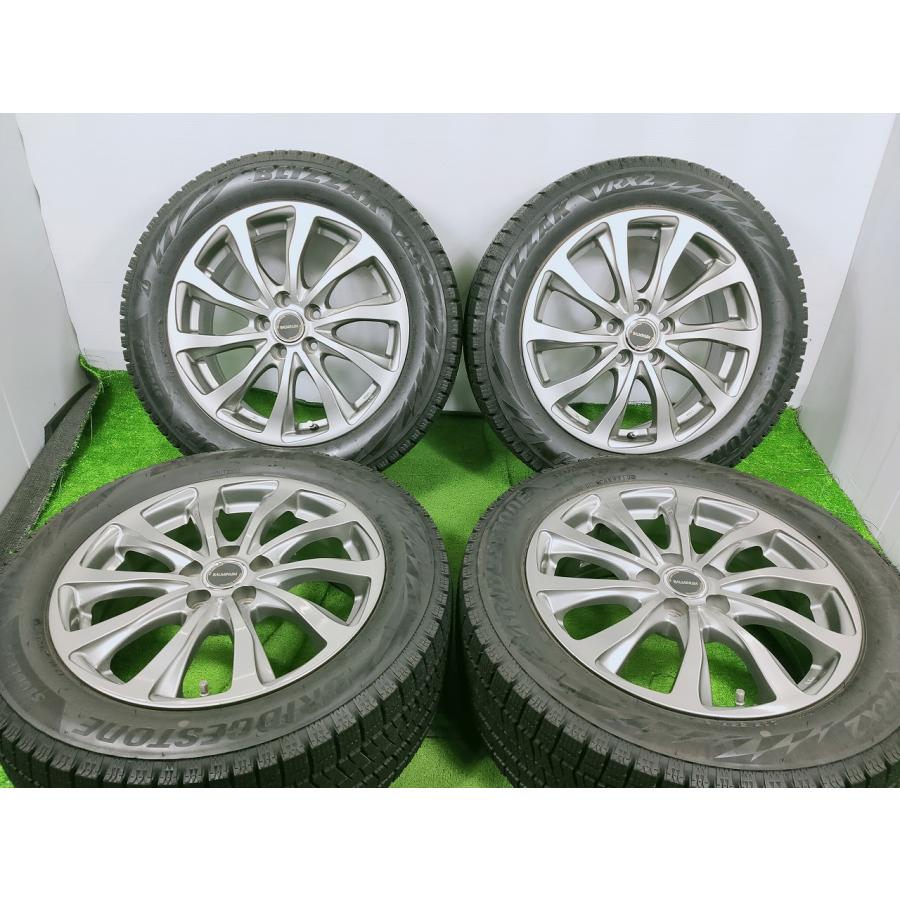ブリヂストン VRX2☆205/55R16☆16x6.5J +48 5穴 PCD:100☆中古タイヤ 