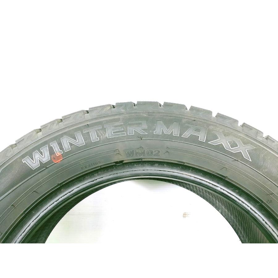 WINTER MAXX ダンロップ WM02 185/60R15 84Q☆8分山 2022年製 4本 中古 