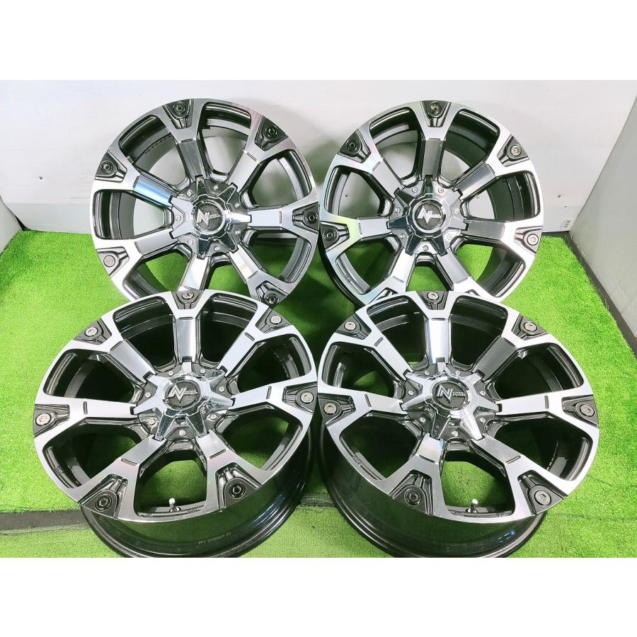 NITRO POWER NITRO WARHEAD 18x8J +20 6穴 139.7 中古 アルミホイール 4本【宮城発 送料無料】MYG ...
