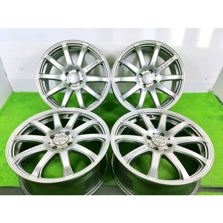 RAYS ◇RAYS G．GAMES◇17x7J +42 4穴 100 中古 アルミホイール 4本