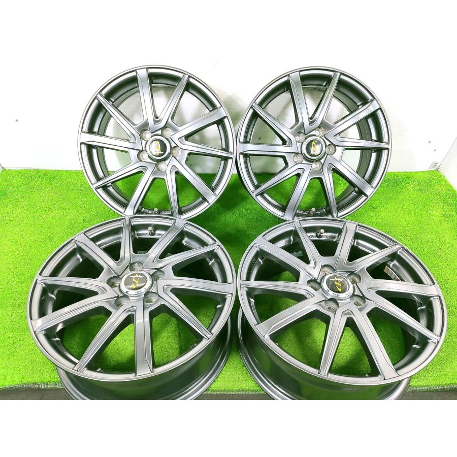 ◇SEPTIMO◇ 16x6.5J +48 5穴 100 中古 アルミホイール 4本【宮城発 