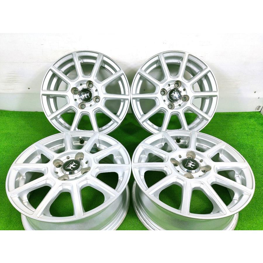 ◇GRIMOIRE◇14x5.5J +45 4穴 100 中古 アルミホイール 4本【宮城発 
