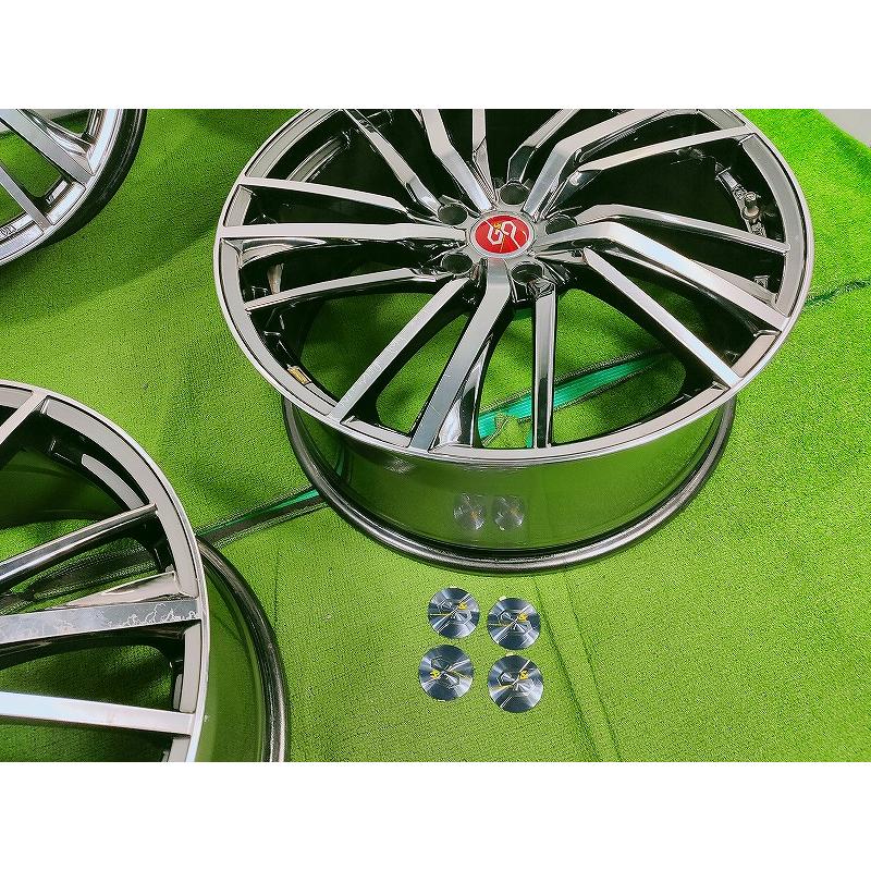 ◆G\u0026D GRAPPA\u0026DOLCHE◆20x8.5J +48 5穴 PCD114.3 中古 アルミホイール 4本【宮城発 送料無料】MYG-B16059の画像