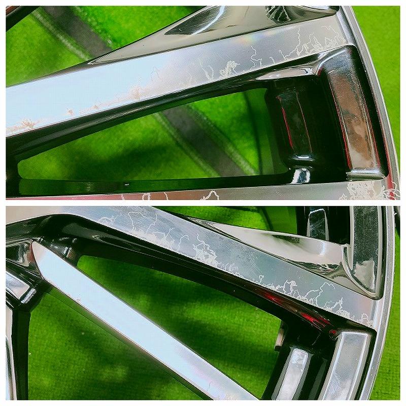 ◆G\u0026D GRAPPA\u0026DOLCHE◆20x8.5J +48 5穴 PCD114.3 中古 アルミホイール 4本【宮城発 送料無料】MYG-B16059の画像