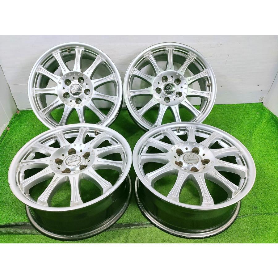 ◇Carlsson CR1/11EVO◇17x7J +50 5穴 114.3 中古アルミ ホイール 4本 