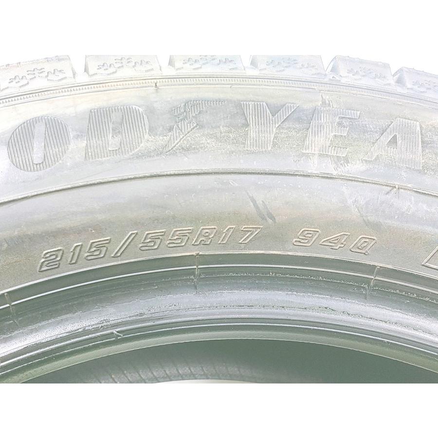 アイスナビ グッドイヤー ICENAVI8 215/55R17 94Q☆9分山☆2022年製 4 