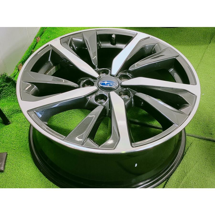 SUBARU - ◆スバル レヴォーグVN5 GT-H/EX純然たる◆18x7.5J +55 5穴 114.3 中古 軽銀銀輪 4本【宮城発 貨物輸送無料】MYG-C16565★