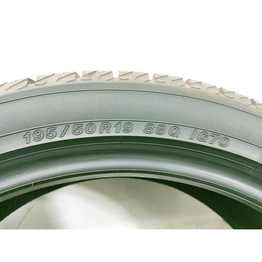 ヨコハマ ICE GUARD IG70 195/50R19 88Q★7.5~8分山 2022年製 4本 中古 スタッドレス【宮城発 送料無料】MYG-C16656_8