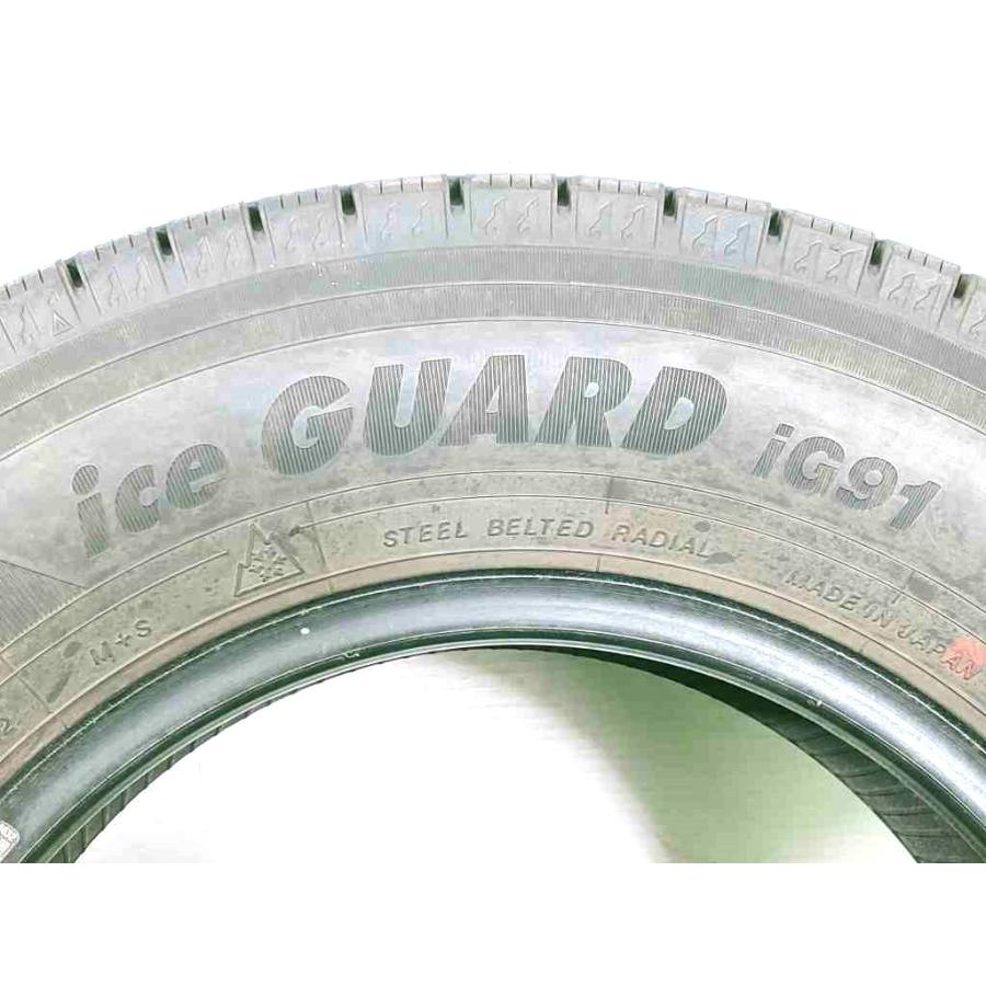 ヨコハマ ICE GUARD IG91 145/80R12 80/78N LT★8.5分山★2022年 4本 スタッドレス【宮城発 送料無料】MYG-C16847の画像