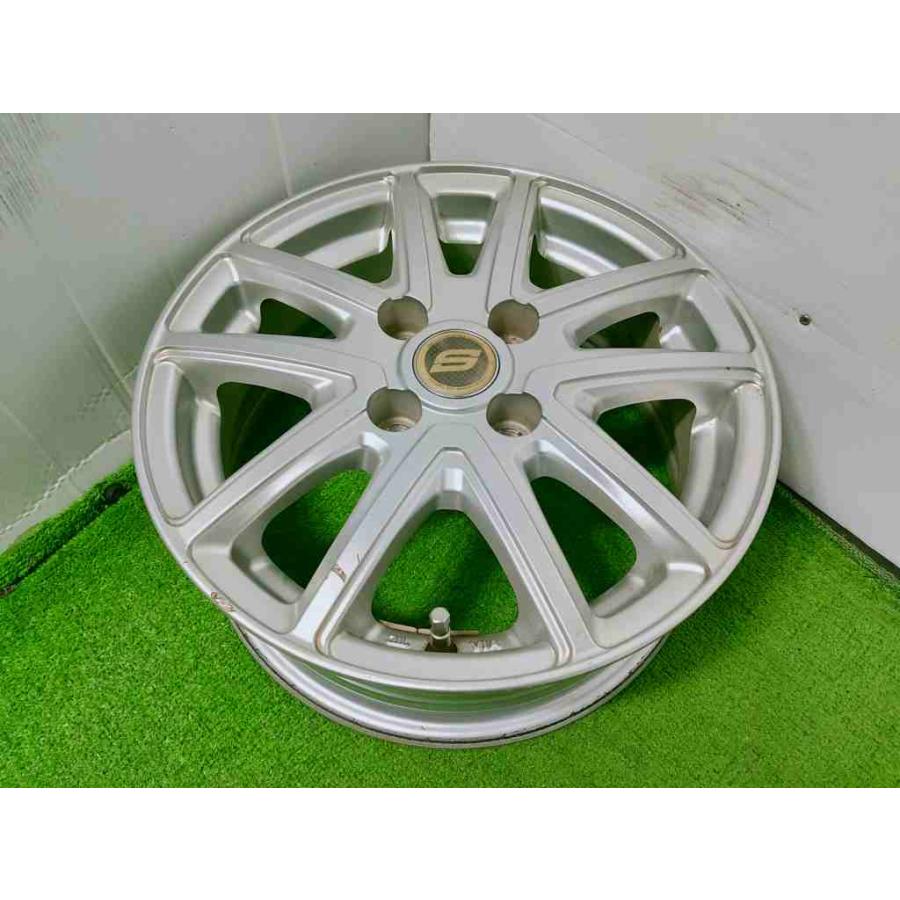 ◆S◆14x5.5J +38 4穴 100 中古 アルミホイール 4本【宮城発 送料無料】MYG-C16889の画像