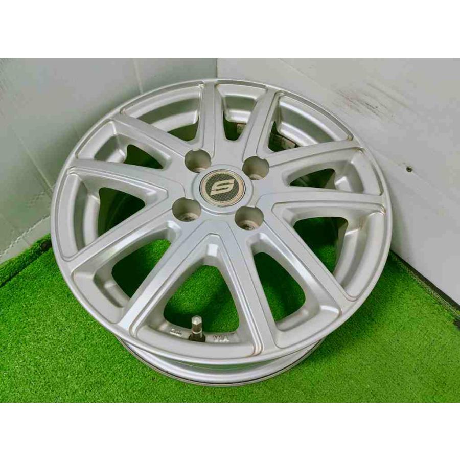 ◆S◆14x5.5J +38 4穴 100 中古 アルミホイール 4本【宮城発 送料無料】MYG-C16889の画像