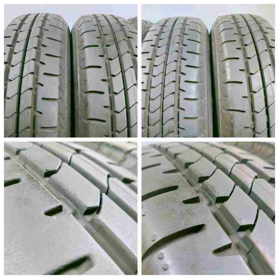 ★T.R.G★NEWNO★145/80R13 75S 13x4.00B +43 4穴 100 中古アルミセット 4本 ノーマル 【宮城発 送料無料】MYG-C16908の画像