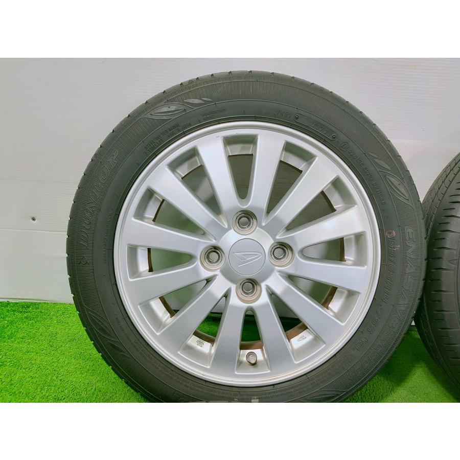 エナセーブ ☆ダイハツ純正 ☆155/65R14 14x4.5J +45 4穴 100☆中古