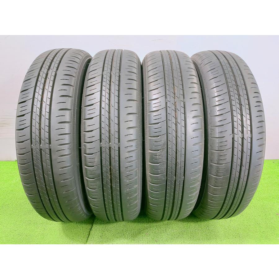ダイハツ純正アルミホイール　155/65R14タイヤ 4本セット① バラ売り不可 エナセーブ ☆ダイハツ純正 ☆155/65R14 14x4.5J +45 4穴 100☆中古