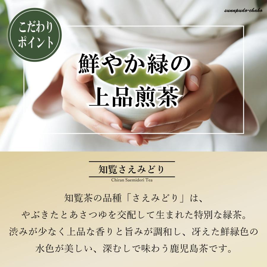 さえみどり180g×2p | 鹿児島県 知覧 深蒸し茶 こだわりの品種 緑茶