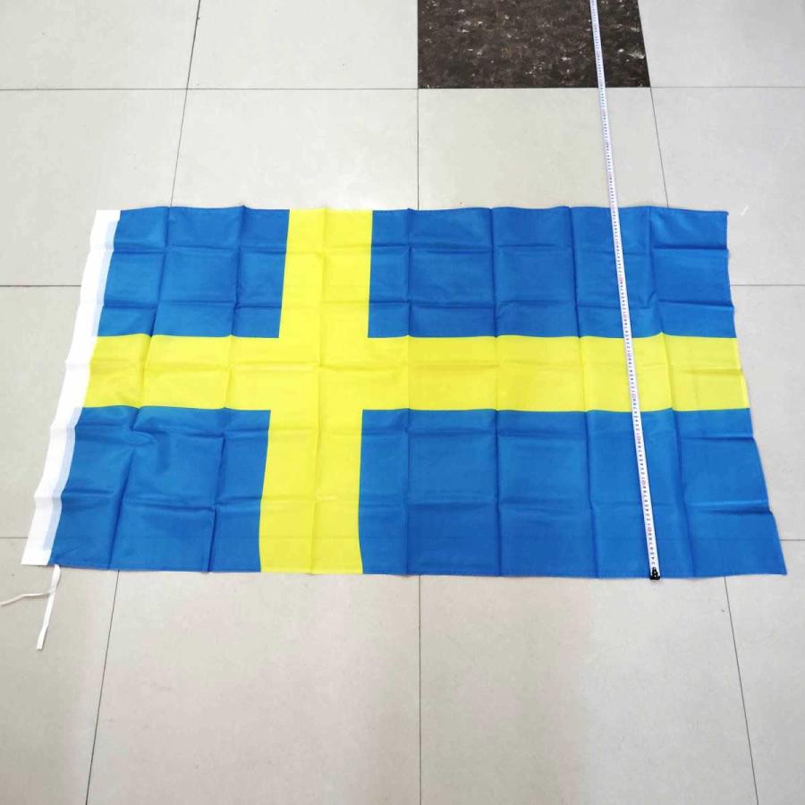 スウェーデン国旗 大型 フラッグ 150x90cm 4号サイズ IKEA好きに