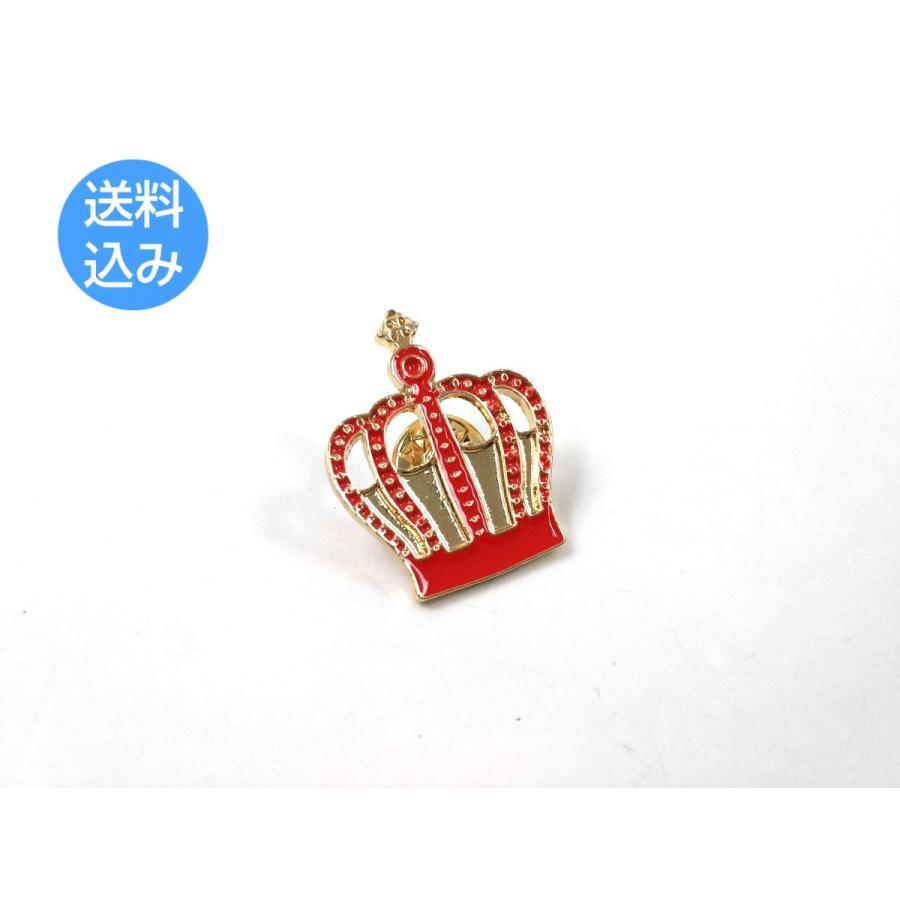 王冠とスティックのデザインのピンバッチ Amazon.co.jp: [F NODE] 王冠 ピンバッジ クラウン 赤Xゴールド