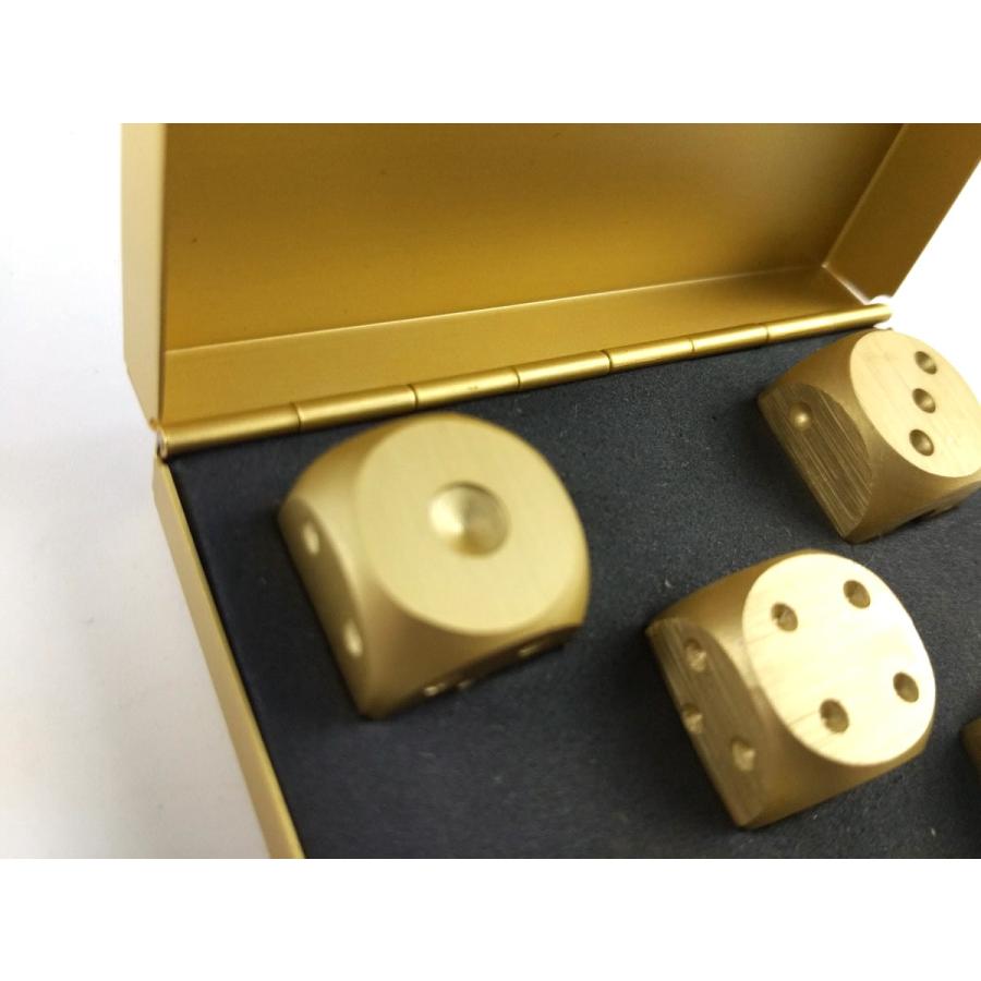 全二種 メタル サイコロ 5個セット 高級感 金属製 ボードゲーム